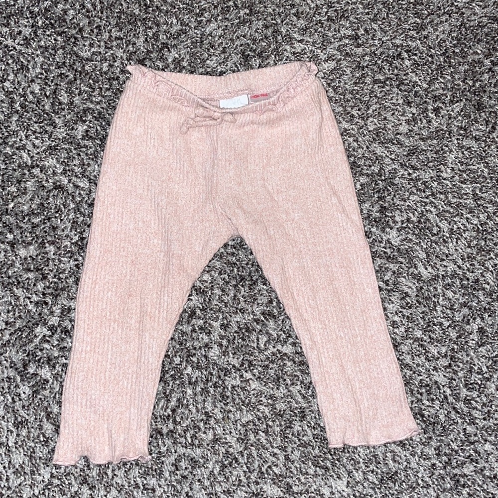 12-18 month Zara soft touch pink leggings